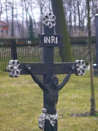 Železný kříž na hrobě