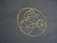 Nevšední emblém cyklostezky