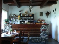 Interiér restaurace chaty Svatobor