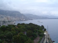 Pohled na Monako ze střešní terasy muzea