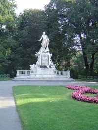 Burggarten - Památník W.A.Mozarta