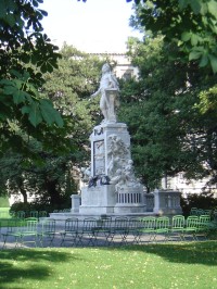 Burggarten - Památník W.A.Mozarta