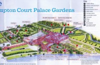 Hampton Court Palace - plánek 