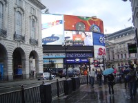 Londýn - náměstí Picadilly Circus