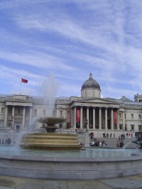 Nationall Gallery na Trafalgar Square