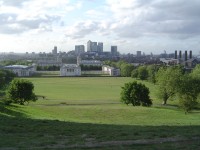 Greenwich - pohled od hvězdárny na Londýn