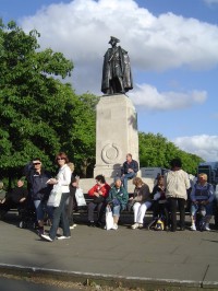 Greenwich - socha generála Jamese Wolfe