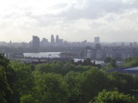 Greenwich - pohled od hvězdárny na Londýn