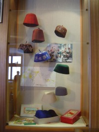 Muzeum středního Pootaví v areálu hradu - expozice výroby fezů