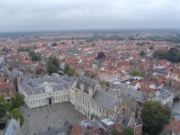 Bruggy - pohled z věže Belfort