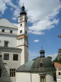 Pardubice-zámek z obranného valu-Foto:Ulrych Mir.