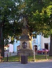 Rýmařov-barokní socha P.Marie na náměstí-Foto:Ulrych Mir.