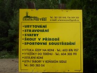 Radíkov-chata Pod věží-informační tabule-Foto:Ulrych Mir.