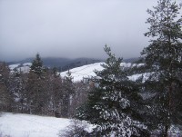 Ski areál ze sídliště v Mariánském Údolí-Foto:Ulrych Mir.