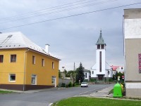 Velká Bystřice-kostel církve husitské-Foto:Ulrych Mir.