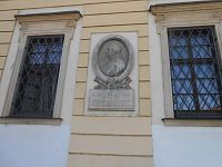 Brno-Zelný trh-Moravské zemské muzeum-pamětní deska ruského vojevůdce maršála M. I. Kutuzova