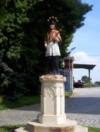 Drahanovice- socha pod Černou věží-Foto:Ulrych Mir.
