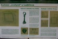 Keltská svatyně u Ludéřova-informační deska-Foto:Ulrych Mir.
