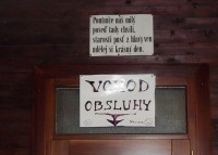 Dolany-bistro Pod kartouzkou-vítání poutníků-Foto:Ulrych Mir.