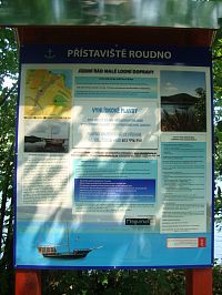 Roudno-přístaviště na vodní nádrži Slezská Harta