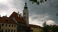 Český Krumlov-věž bývalého kostela sv. Jošta