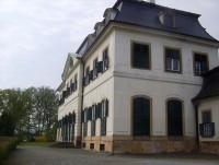 Náměšť na Hané-Horní zámek-hlavní zámecká budova z parku-Foto:Ulrych Mir.