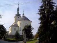 Velký Týnec-chrám Nanebevzetí Panny Marie z ulice Na Kříbě-Foto:Ulrych Mir.