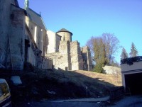 Šternberk-hradby na východní straně hradu-Foto:Ulrych Mir.
