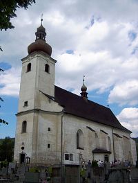 Sobotín-kostel sv. Vavřince z let 1605-07