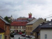 Mírov-hrad a radnice na náměstí-Foto:Ulrych Mir.