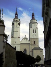 Krnov-gotický kostel sv.Martina, bývalá součást obranného systému města-Foto:Ulrych Mir.