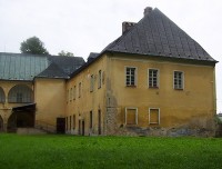Brantice-zámek-jižní křídlo,nejstarší část zámku-Foto:Ulrych Mir.