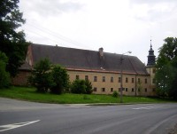 Bludov-zámek-severní průčelí od silnice na Šumperk-Foto:Ulrych Mir.
