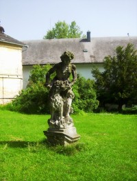 Velké Losiny-socha v parku západně od zámku-Foto:Ulrych Mir.
