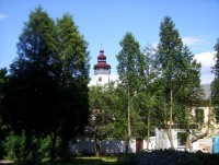 Velké Losiny-zámecká věž a hospodářské budovy zámku-Foto:Ulrych Mir.