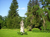 Velké Losiny-socha v zámeckém parku východně od zámku-Foto:Ulrych Mir.