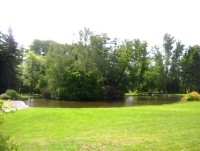 Velké Losiny-rybníček v parku jižně od zámku-Foto:Ulrych Mir.