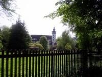 Velké Losiny-zámek se zámeckou zahradou od severu-Foto:Ulrych Mir.