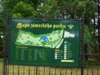 Loučná nad Desnou-zámecký park-mapa parku-Foto:Ulrych Mir.