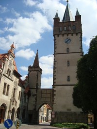 Vysoké Mýto-Pražská věž z Pražské ulice-Foto:Ulrych Mir.