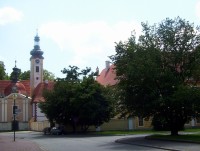 Borovany-zámek s kostelem Nanebevzetí Panny Marie-Foto:Ulrych Mir.