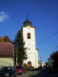 Velká Bystřice-farní kostel Stětí Jana Křtitele-Foto:Ulrych Mir.