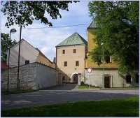 Velká Bystřice-zámek a věž, pozůstatek tvrze-Foto:Ulrych Mir.