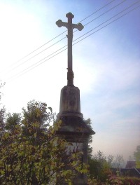 Velká Bystřice-kříž u silnice na Velký Týnec-Foto:Ulrych Mir.