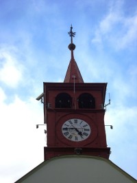 Velká Bystřice-zvonice na radniční věži-Foto:Ulrych Mir.