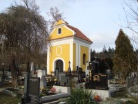 Svatý Kopeček-starý hřbitov s kaplí sv.Barbory z r.1718-Foto:Ulrych Mir.