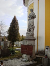 Svatý Kopeček-starý hřbitov-hrob Th.Dr.Josefa Foltýnovského sídelního kanovníka a papežského preláta-Foto:Ulrych Mir.