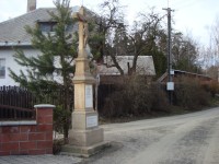 Svatý Kopeček-kříž na křižovatce ulice K Hájence před ZOO-Foto:Ulrych Mir.