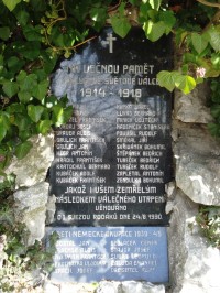 Svatý Kopeček-pomník obětem světových válek-detail-Foto:Ulrych Mir.