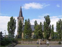 Dvorce-kostel sv.Jilji z náměstí-Foto:Ulrych Mir.